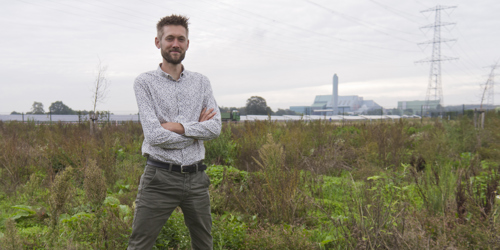 Landschapsarchitect nabij energiepark