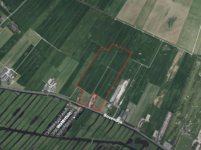 Plangebied Zonnepark Bovendijk