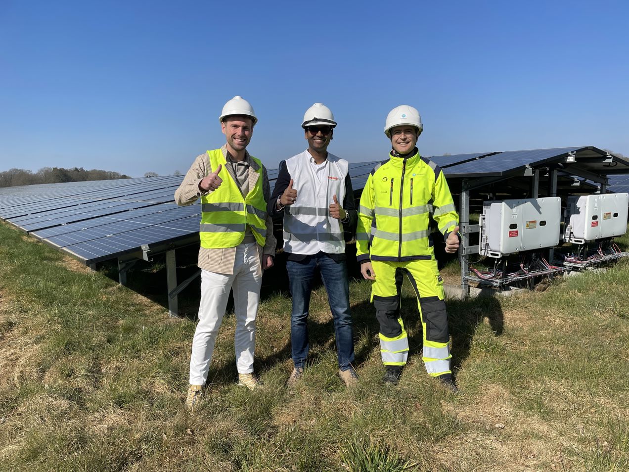 Signees of the CPPA at solar park Arrasveldweg