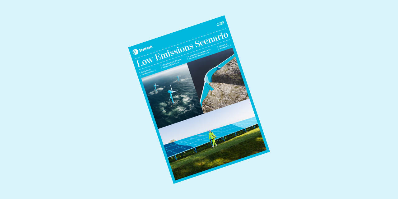 Het Lage Emissie Scenario rapport's omslagfoto