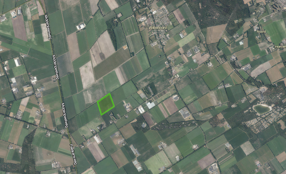 plattegrond van de locatie